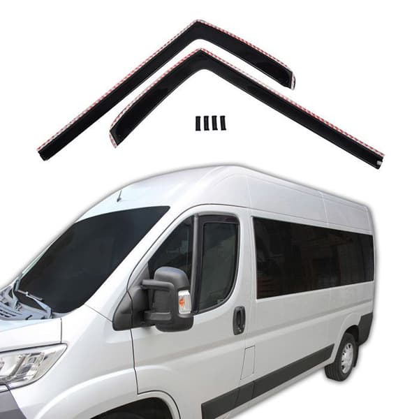 Luftriktare - SCOUTT - Fiat Ducato - Rökt - Förstärkt akryl - Enkel installation