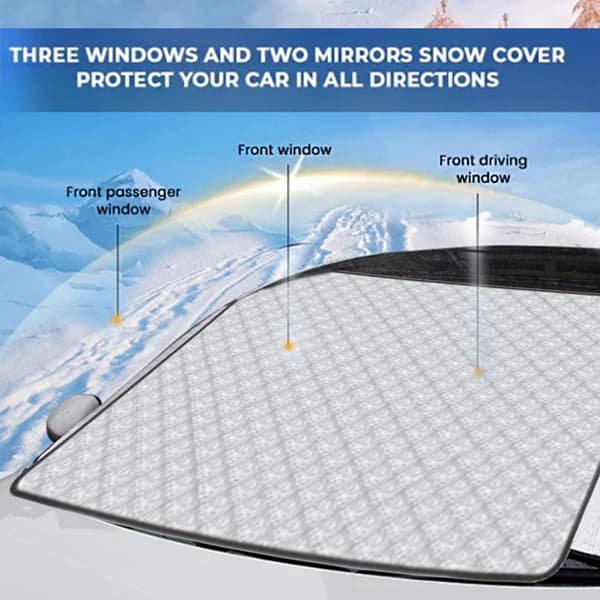 Vinterbil vindruta snöskydd - förhindra frost, frysning och is
