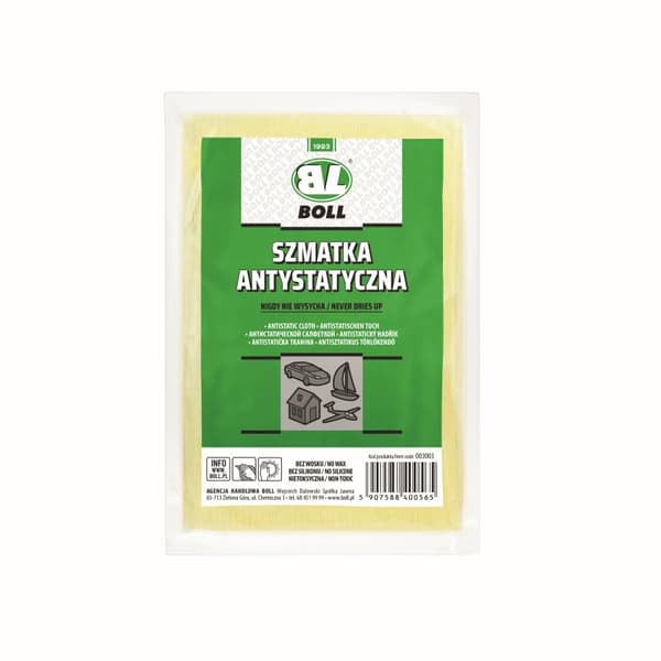 BOLL ANTISTATISK KLUID PAKET (PR. STYKKE) 5 STK.