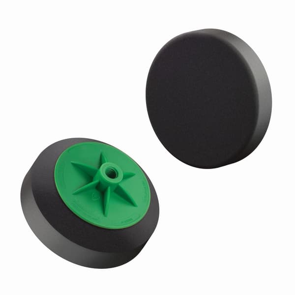 BOLL POLERINGSSVAMP DIA. 150MM / SORT / BLØD / GEVIND 5/8"