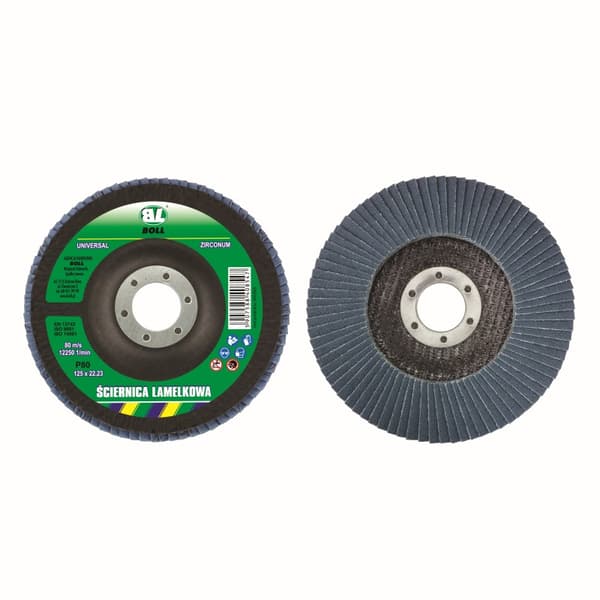 SLIBESKIVE MED BOLL-FLAP 125X22-95A-P80 (1 STK.)