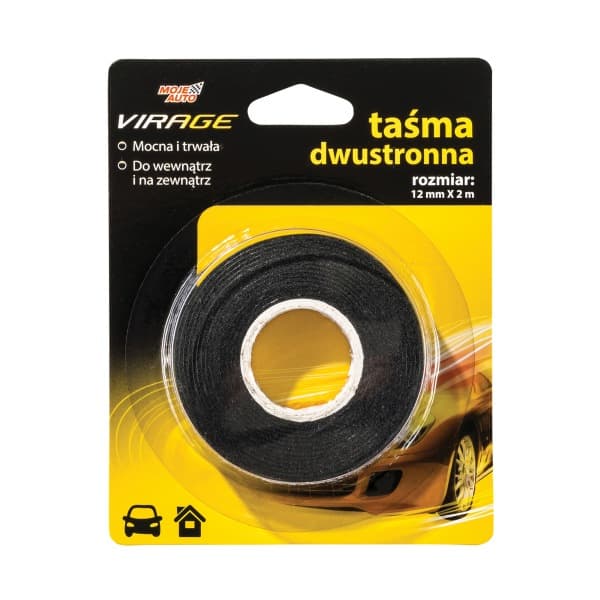 VIRAGE DOBBELTKÆBENDE TAPE 12MM X 2M/ LAVET AF VIRAGE