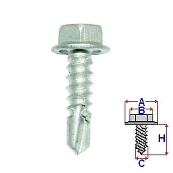 ROMIX UNIVERSAL SELVBORENDE SKRUE 5,2X19 (10 STK.)