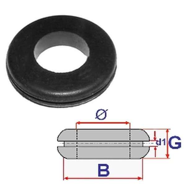 ROMIX GUMMIGLØDE UNIVERSAL 15MM (5 STK.)