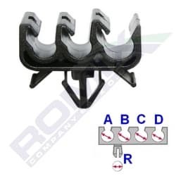 ROMIX TRIPLE KABELMONTERING X 5 STK.