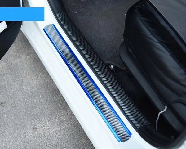 YLEISPÄÄLLYSTEINEN puskurin spoileri 5CM 1M HIILIMUSTA
