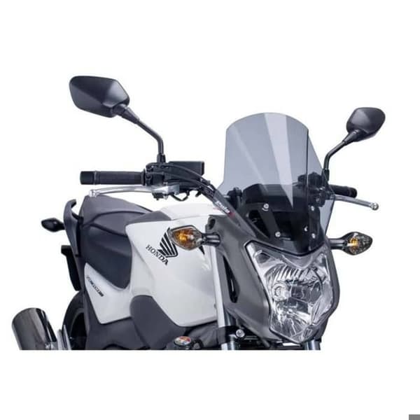 Pare-brise PUIG touring rökig klar 340x295mm för Honda