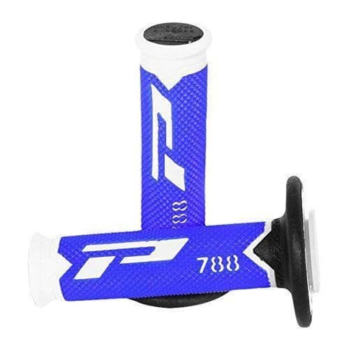 PRO GRIP - Styrhandtag 788 Fluo Blå/Vit/Svart 115Mm Ø22/25Mm Moto Cross