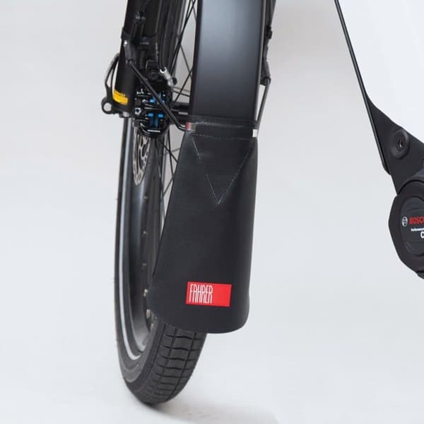 Skärmbreddare - mudguard Fahrer - LTZ-E-Plus Snap - Berlin mudguard och Förkläden Unisex-Vuxen, Svart, 90 mm