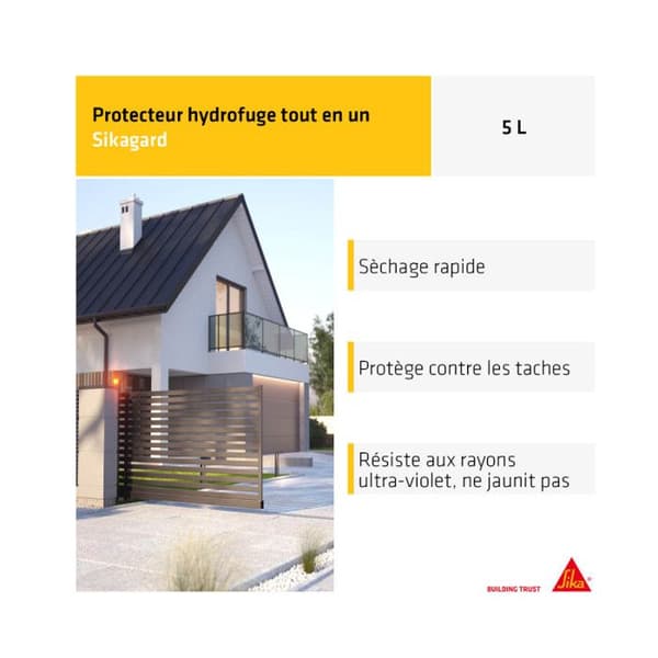 SIKA vattenavvisande skydd - Sikagard-240 Allt i 1-skydd - 5L