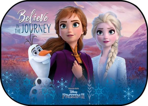 Sidogardin - FROZEN - Disney - Anti-UV-skydd - Sugkoppsfäste - 60 x 40 cm
