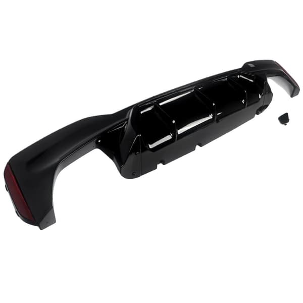 BMW G30 Bageste Diffuser, Glans Sort, M5 Stil Design,som vist