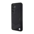 Miniatyrbild 2 av 6: BMW Signature Leather Crossing Lines Pattern - Fodral till Samsung Galaxy S24+ (svart)