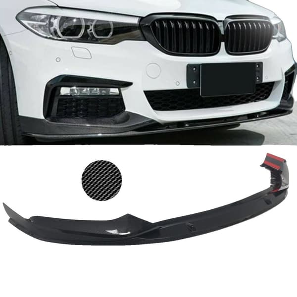 Etupuskimen huulijakaja, ABS-muovia, sopii BMW M Sport -malliin,Hiilikuitu Ilme