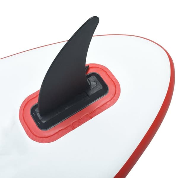 vidaXL midterfinne til SUP 18,3x21,2 cm plastik sort