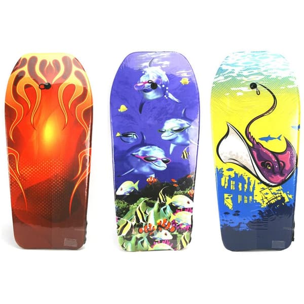 Bodyboard med tryck 104 cm Assorted