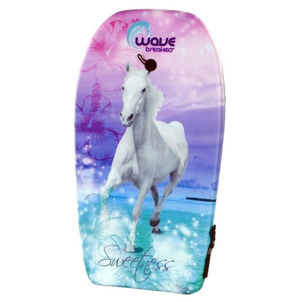 Wave Breakers Bodyboard med hästtryck 93 cm