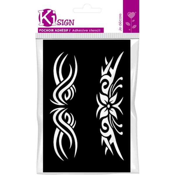 Tribal stencilmall nr 8 12x18 cm