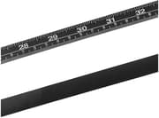 Målebånd med ensidig skala 150 cm/60" Sort