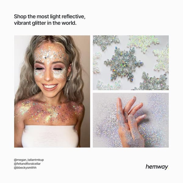 Ultra Sparkle Glitter 100g HEMWAY