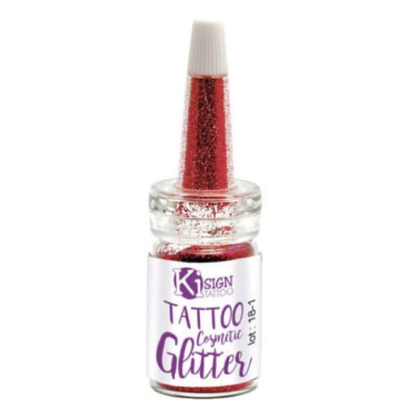 Paillettes för huden Röd Flaska 7 ml