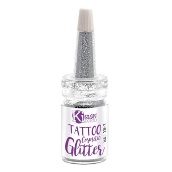 Paillettes för huden Silver Flaska 7 ml