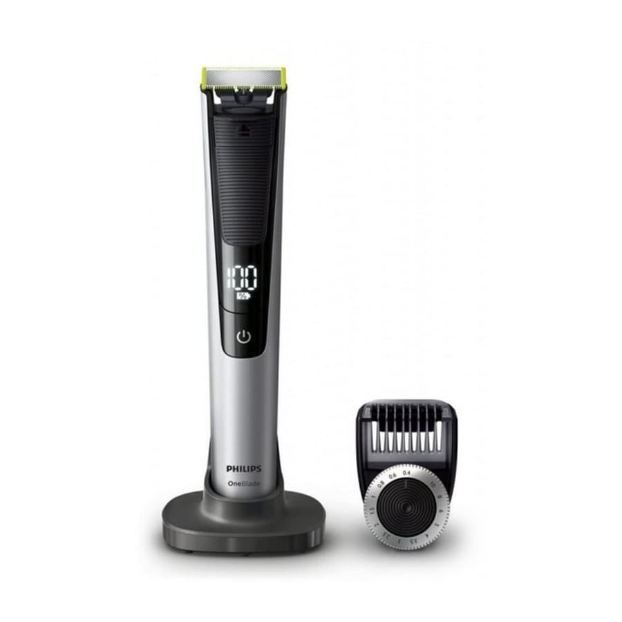 Ladattava sähköparranajokone Philips QP6520/20 ONEBLADE Musta Hopeinen