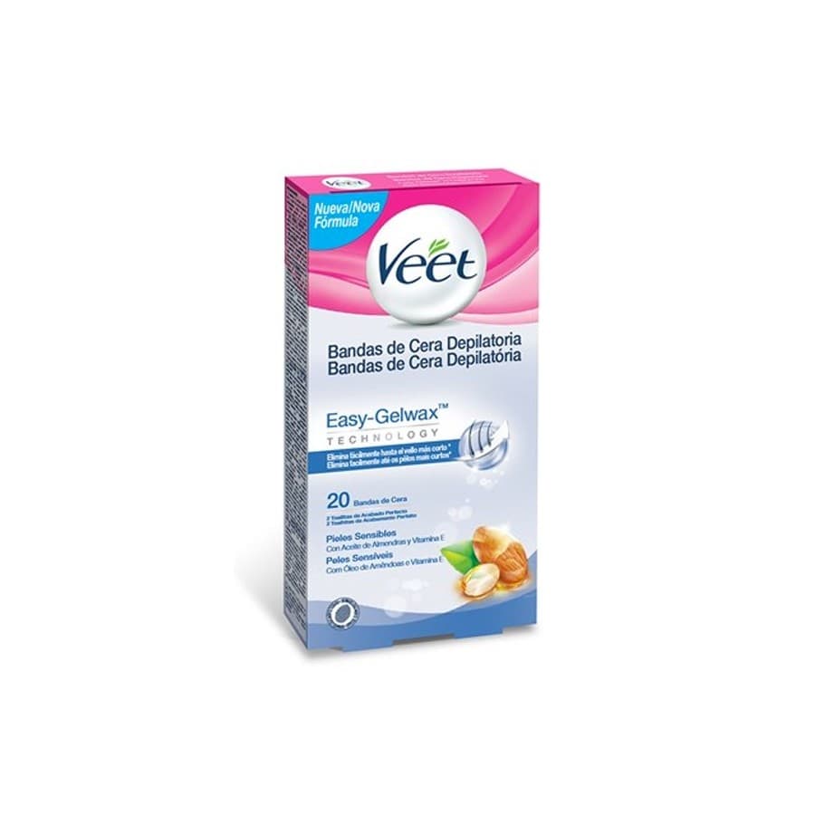 Veet Sensitive Skin Easy Gelwax Vahaliuskat Ihokarvojen Poistoon (20 kpl pakkaus)