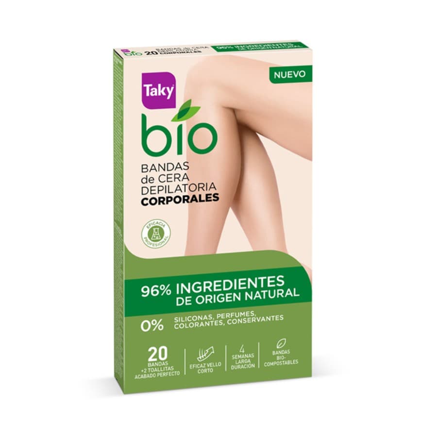 Ihokarvanpoistoliuskat Bio Natural Taky (20 uds)