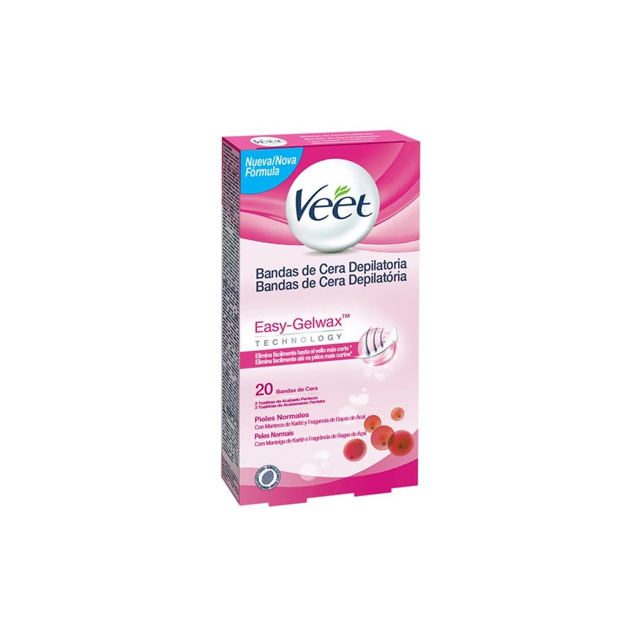 Veet Normal Skin Easy Gelwax Vahaliuskat Ihokarvojen Poistoon (20 kpl pakkaus)