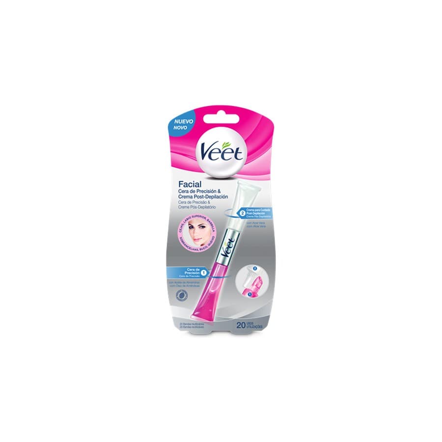 Veet 15 ML 2 i 1 Varm Voks Blyant Til Ansigtet