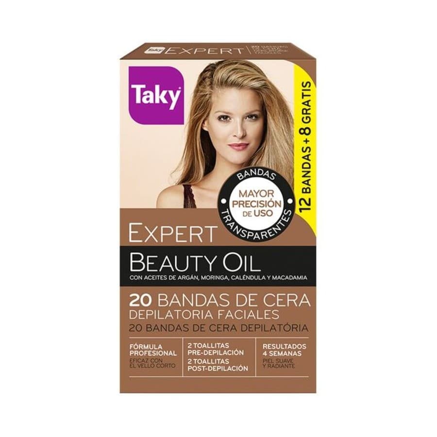Kasvojen ihokarvanpoistovaha Beauty Oil Taky (20 pcs)