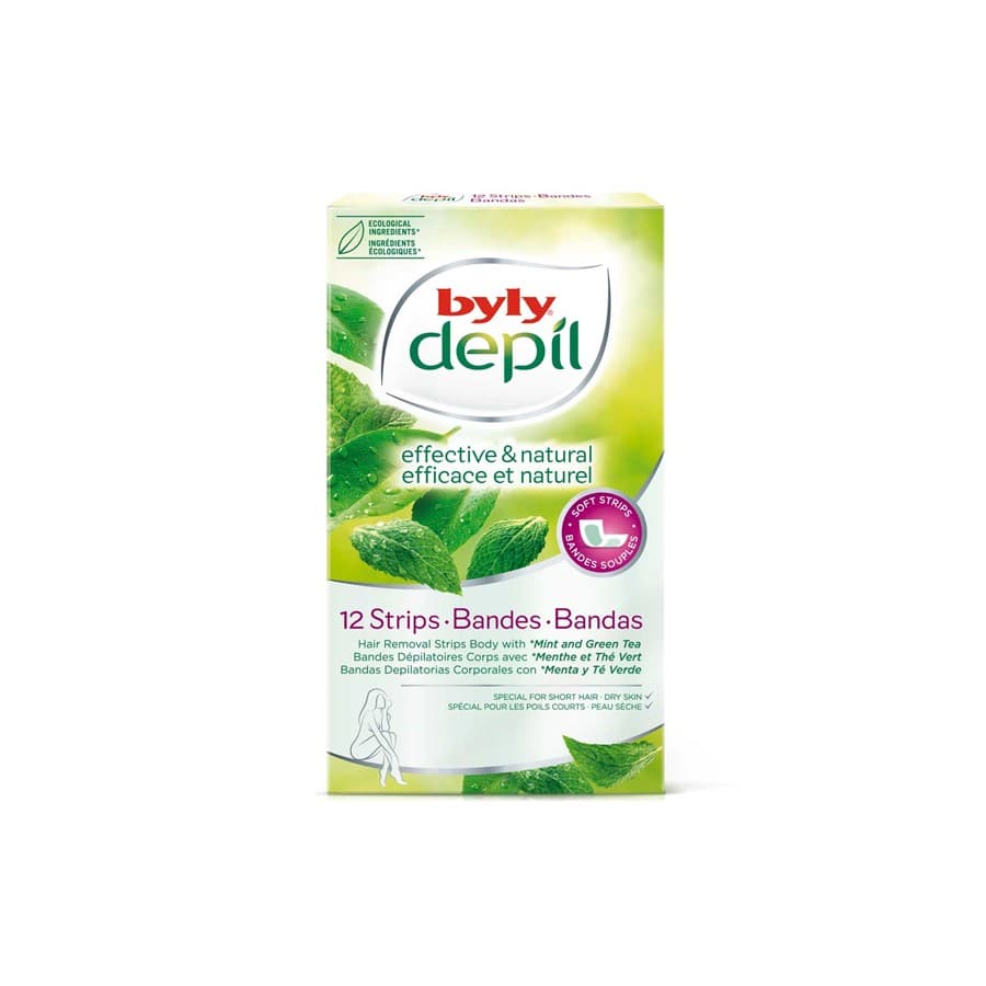Kasvojen ihokarvanpoistoliuskat Depil Byly (12 uds)
