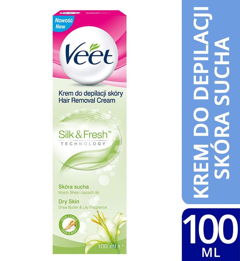 VEET Silk & Fresh hair removal cream for sk