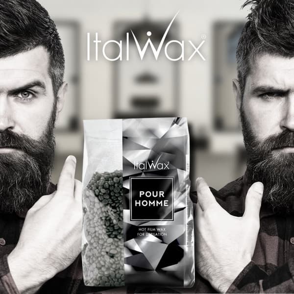 1kg Pour Homme - För män - Vax i flingor (Filmvax) - Italwax