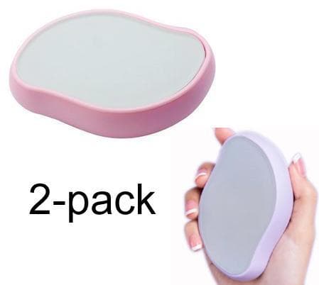 2-pack Rosa / Lila Smärtfri fysisk hårborttagning Epilatorer Crystal Hair Eraser