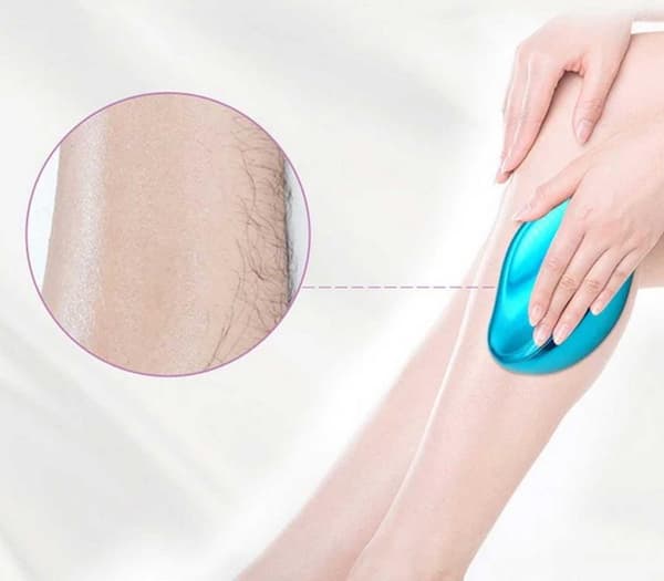 Smärtfri fysisk hårborttagning Epilatorer Crystal Hair Eraser Blå
