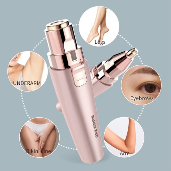 2 i 1 barbermaskin epilator Kroppshårfjerning Razor Trimmer