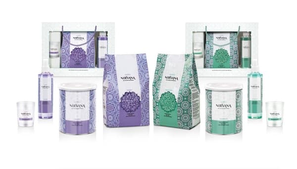 800g Nirvana - Sandal Wood - Varmt Vax Burk - Italwax