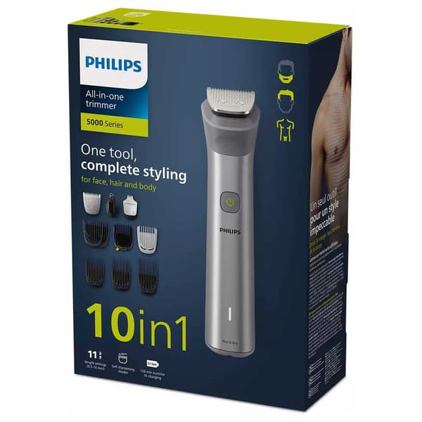 Philips Hårtrimmer S5000 Aio Mg5920/15 Silver