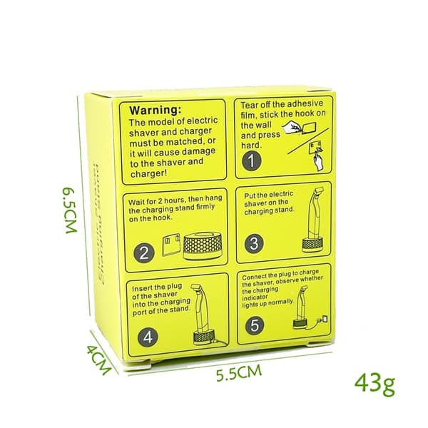 Ladestativ for Philips QP2520 QP2630 QP6530 QP66-serien