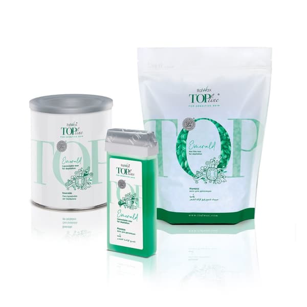 100g Emerald - Roll on vax - Top Line - Italwax