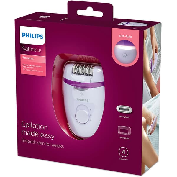Philips Satinelle Essential Epilator Transparent