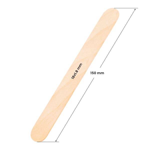 Iso puinen lasta 150 x 18 x 1,8 mm - 50 kpl