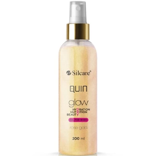 Quin - Torr kroppsolja - Glow Dry Oil - Rose gold - 200 ml