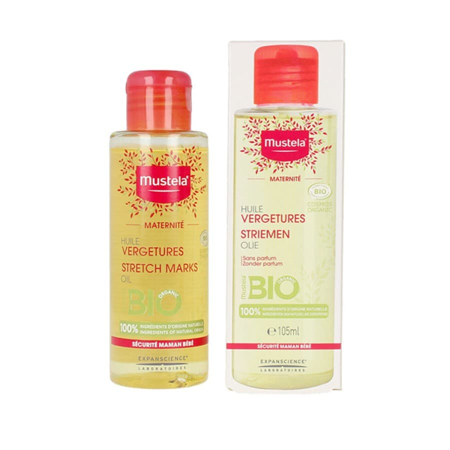 Anti-strækmærke kropsolie Materniité Mustela (105 ml)