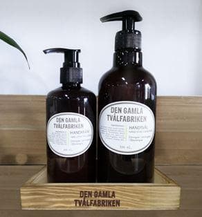 Presentset Handtvål/handkräm Ros/Rabarber 300 ml