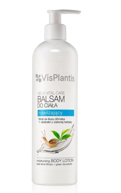 VIS-Plantis Helix Vital Care Body Lotion Fugtgivende Bodylotion med filtrat fra sneglen slim ekstrakt af grøn te 400 ml