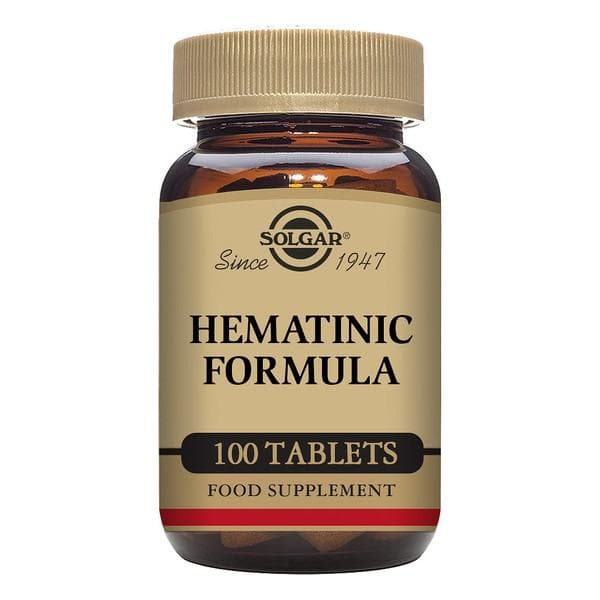 Hematinisk formel Solgar (100 tabletter)
