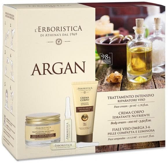 presentset Argan dam vegansk beige 4-delad